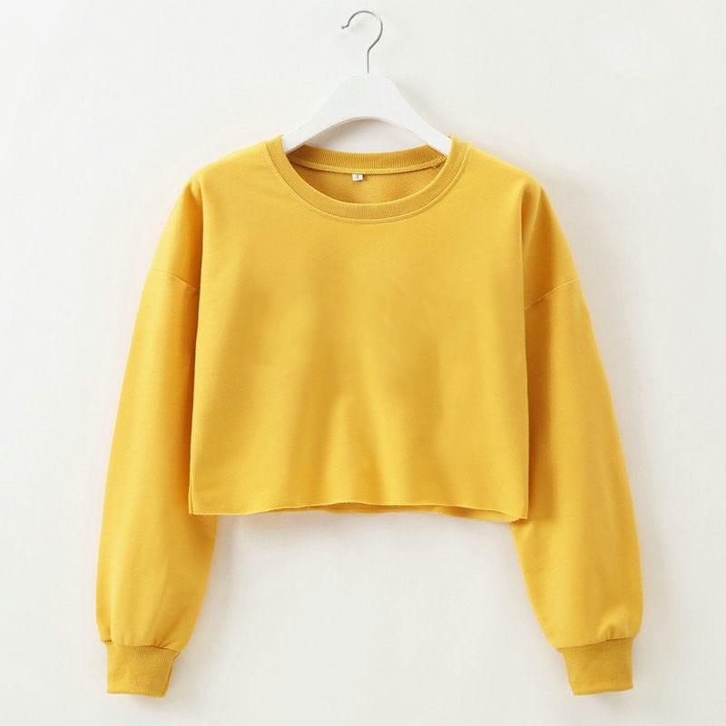 Laney cropped sweatshirt - VERSO QUALITY MATERIALS