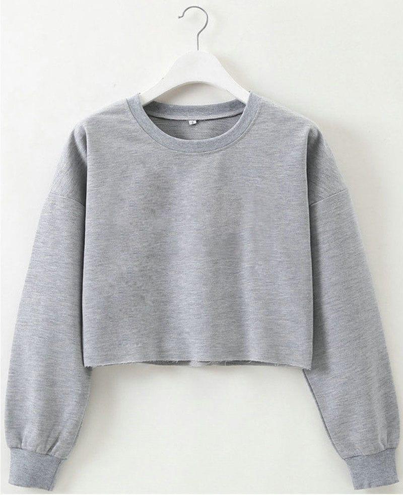 Laney cropped sweatshirt - VERSO QUALITY MATERIALS