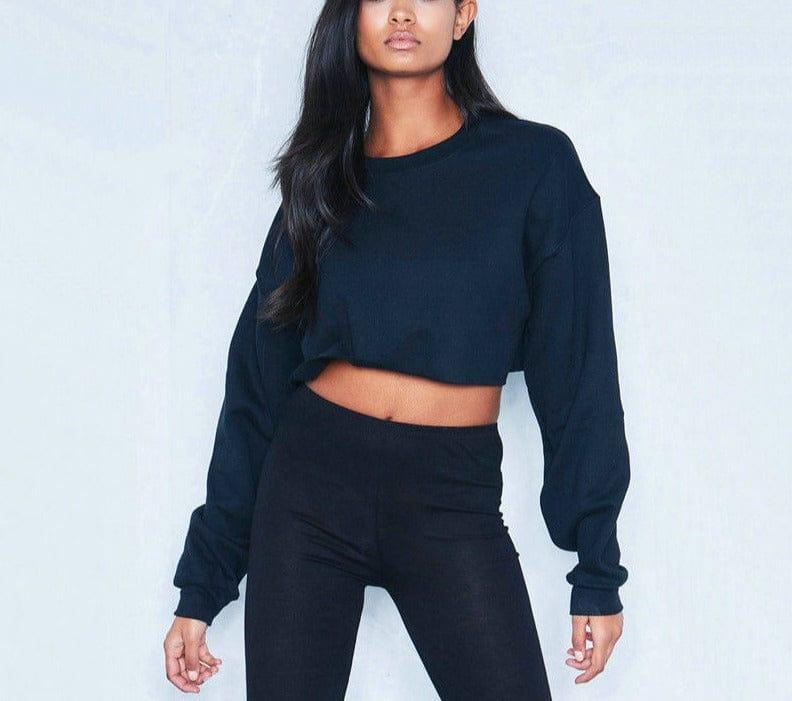 Laney cropped sweatshirt - VERSO QUALITY MATERIALS