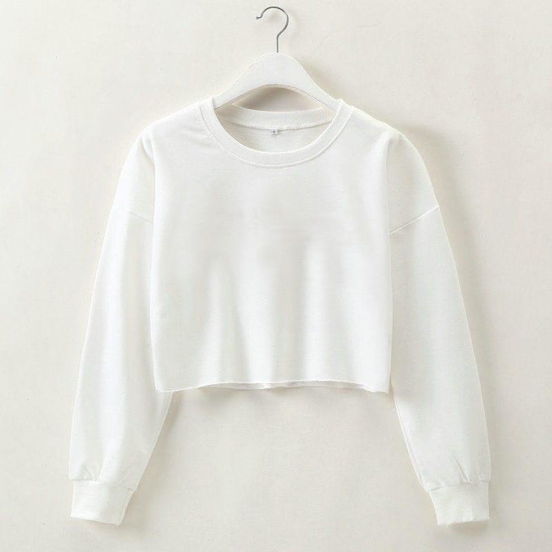 Laney cropped sweatshirt - VERSO QUALITY MATERIALS