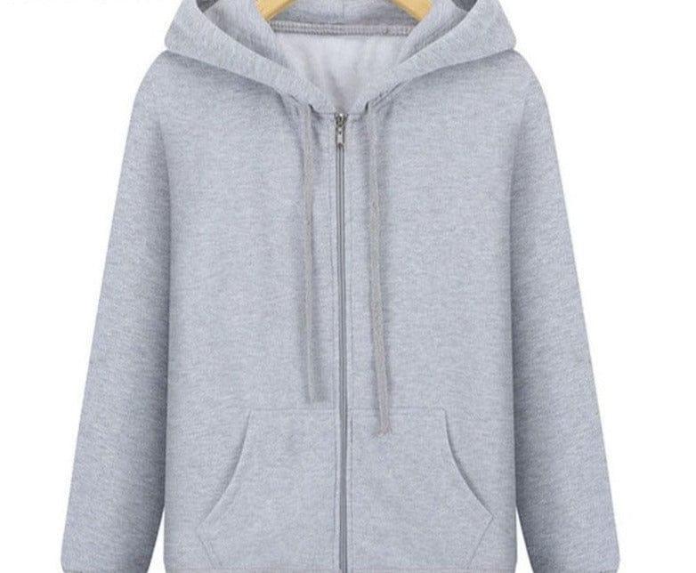 Larry classic zip up hoodie (Plus sizes) - VERSO QUALITY MATERIALS