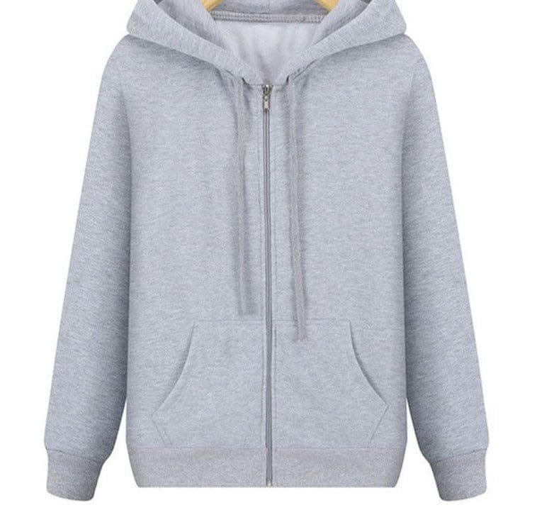 Larry classic zip up hoodie (Plus sizes) - VERSO QUALITY MATERIALS