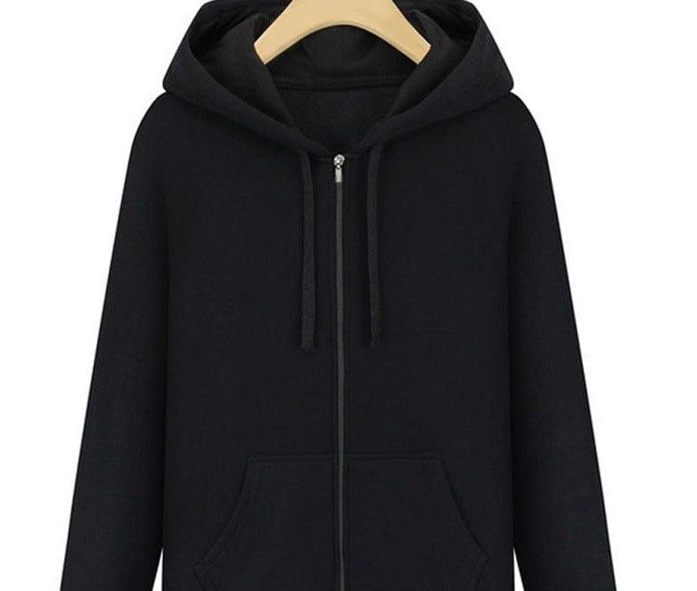 Larry classic zip up hoodie (Plus sizes) - VERSO QUALITY MATERIALS