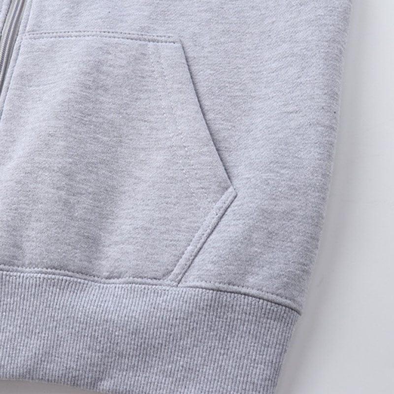 Larry classic zip up hoodie (Plus sizes) - VERSO QUALITY MATERIALS