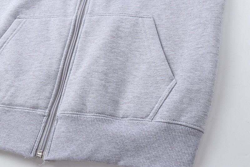 Larry classic zip up hoodie (Plus sizes) - VERSO QUALITY MATERIALS