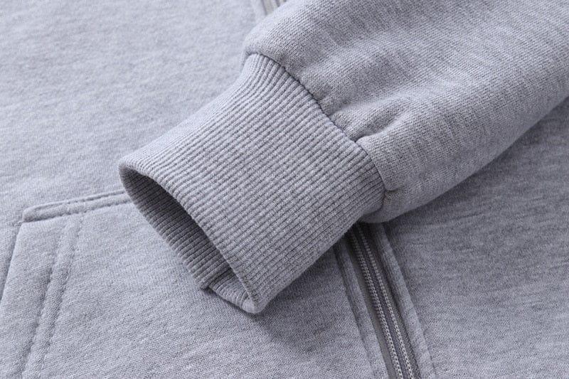 Larry classic zip up hoodie (Plus sizes) - VERSO QUALITY MATERIALS