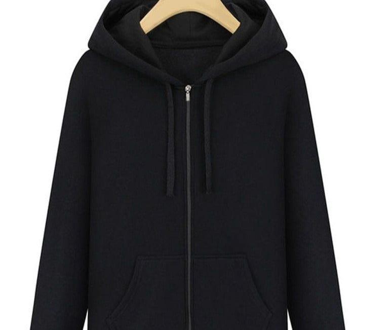 Larry classic zip up hoodie (Plus sizes) - VERSO QUALITY MATERIALS