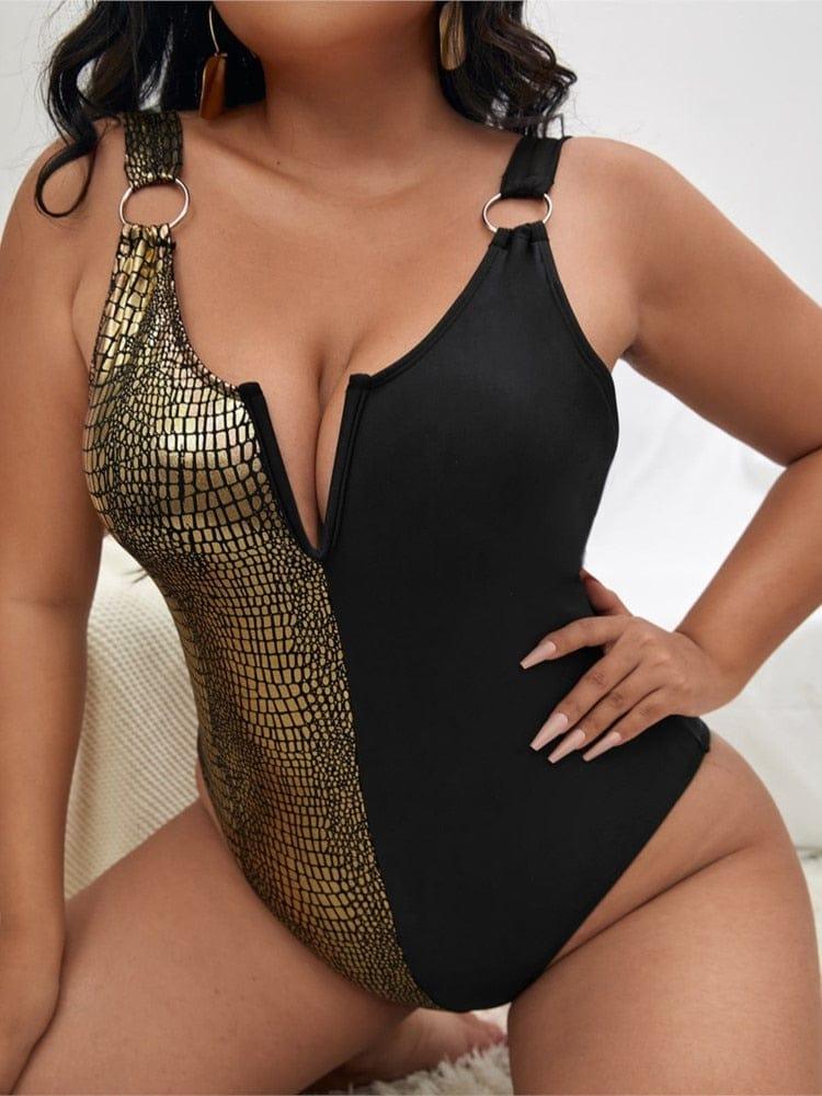 Lea one piece swimsuit set (Plus sizes) - VERSO QUALITY MATERIALS