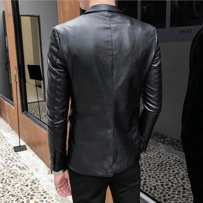 Leather blazer - VERSO QUALITY MATERIALS