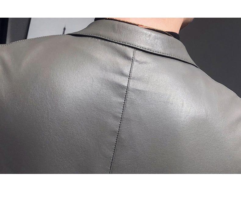 Leather blazer - VERSO QUALITY MATERIALS