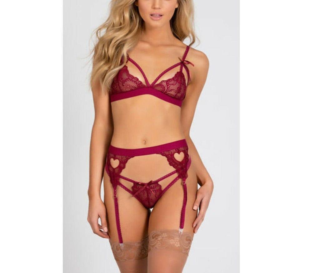 Madeline 3 pieces lingerie set - VERSO QUALITY MATERIALS