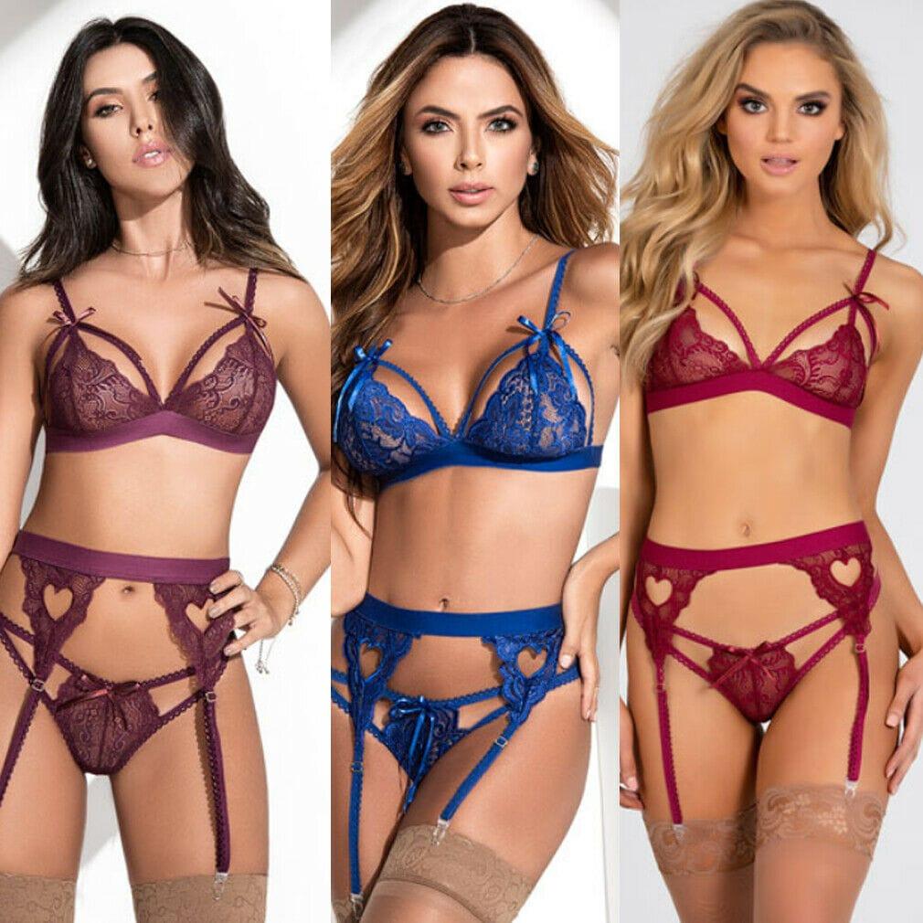 Madeline 3 pieces lingerie set - VERSO QUALITY MATERIALS