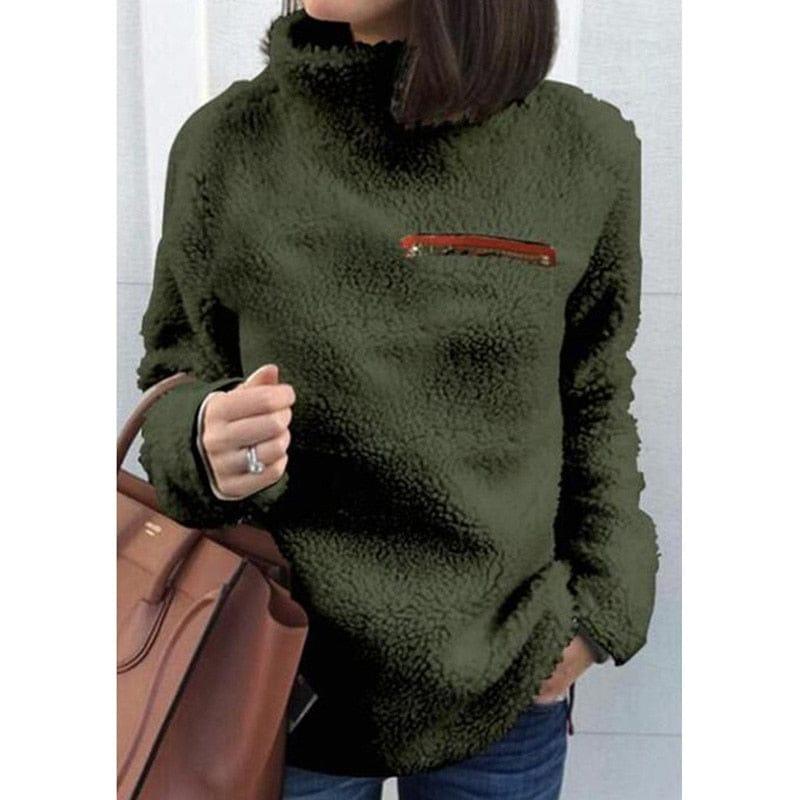 Maggie turtleneck sweater (Plus sizes) - VERSO QUALITY MATERIALS