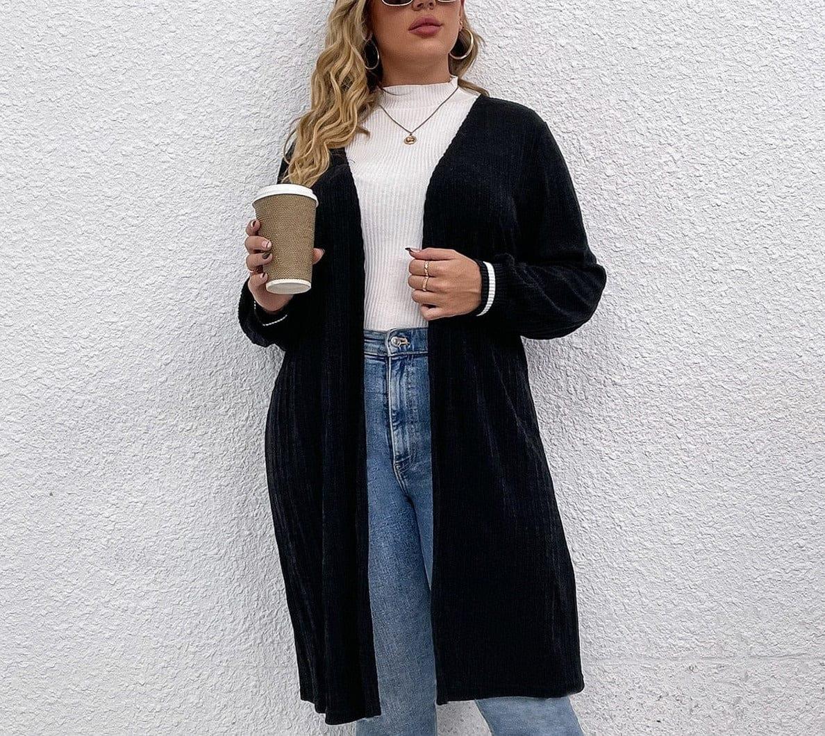 Malani oversized coat (Plus sizes) - VERSO QUALITY MATERIALS