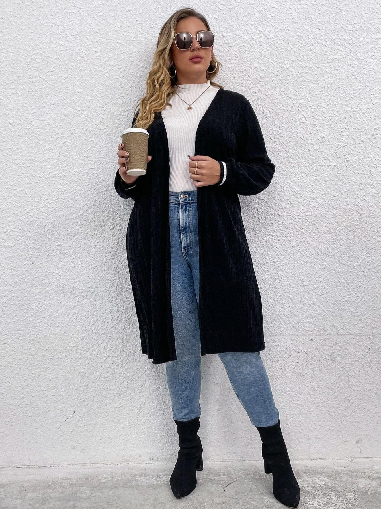 Malani oversized coat (Plus sizes) - VERSO QUALITY MATERIALS