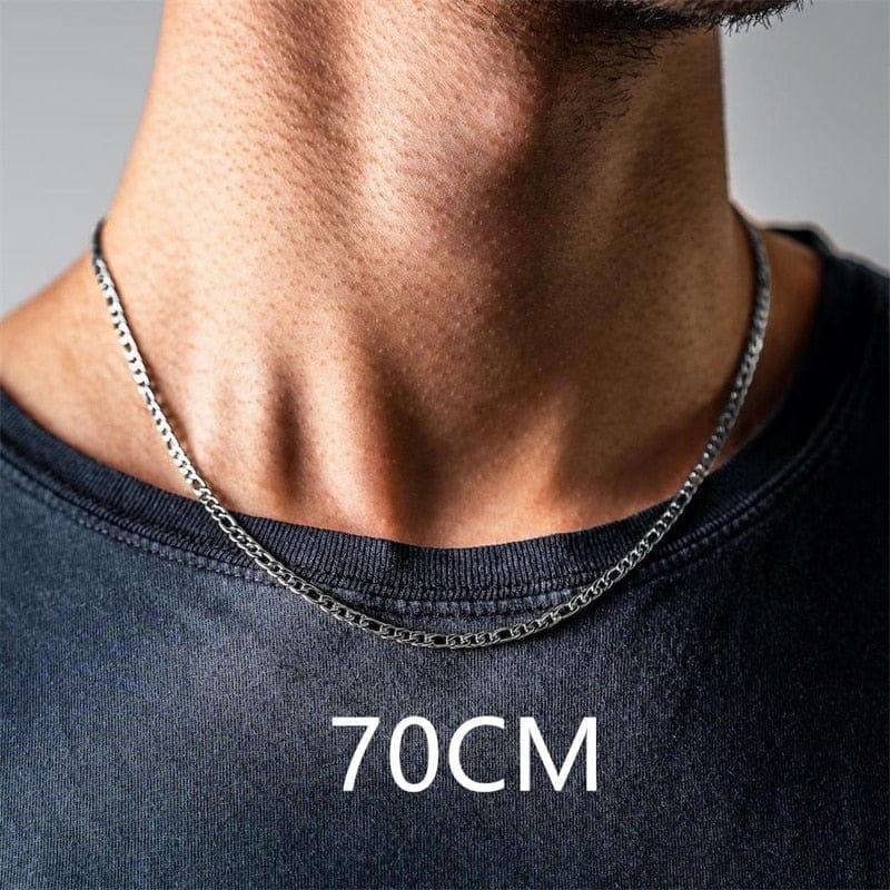 Mark stainless steel necklace - VERSO QUALITY MATERIALS