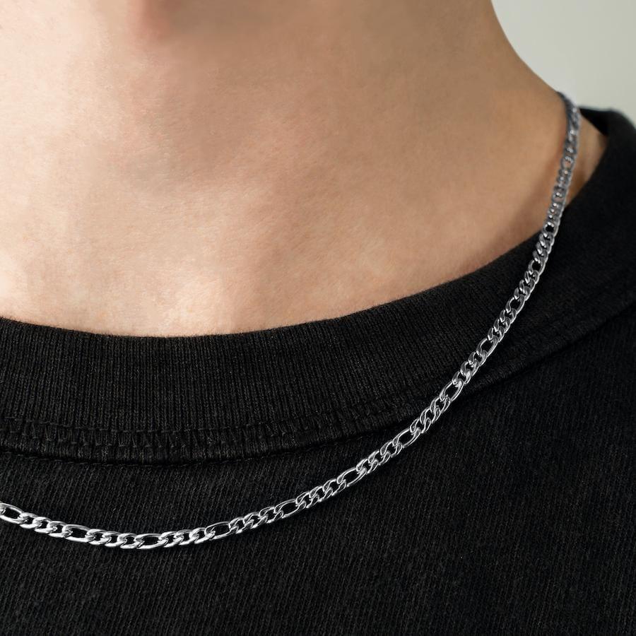 Mark stainless steel necklace - VERSO QUALITY MATERIALS