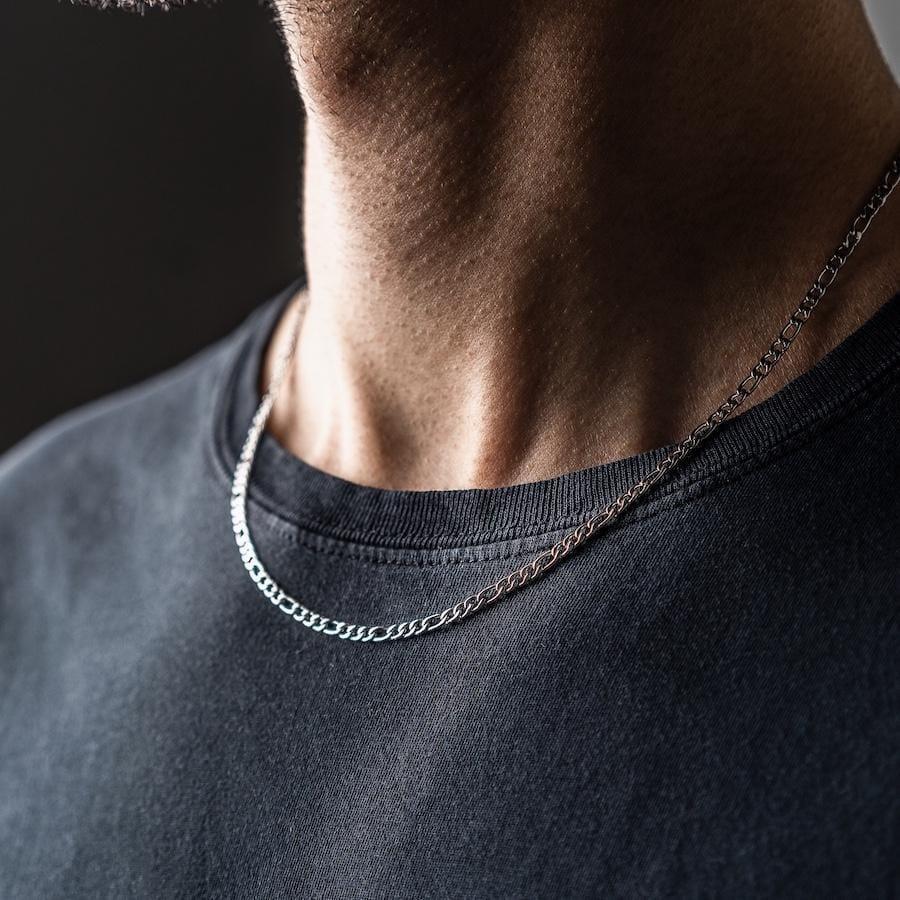 Mark stainless steel necklace - VERSO QUALITY MATERIALS