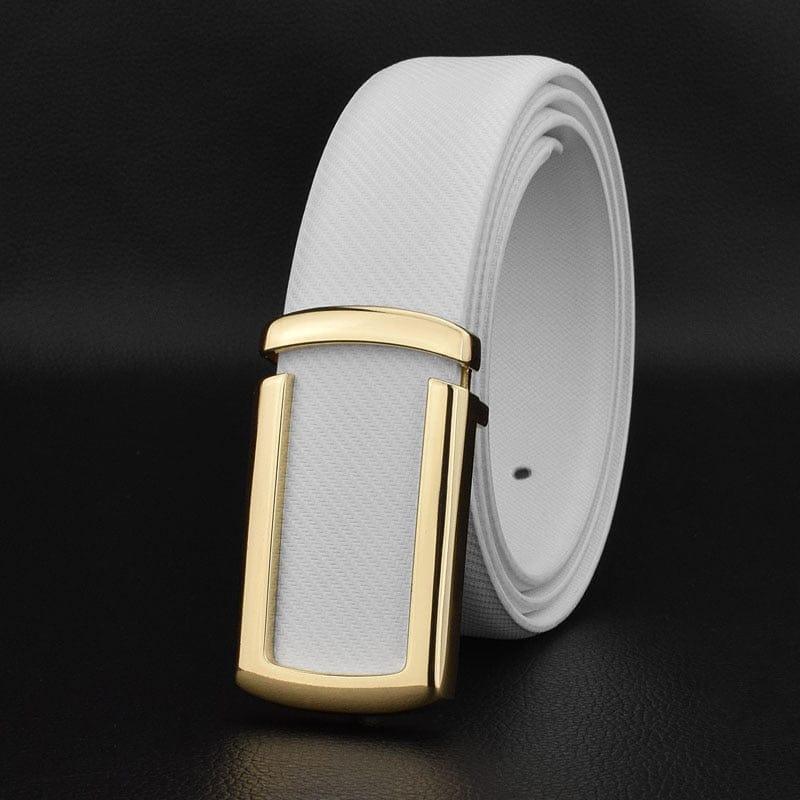 Mason belt Verso White gold buckle 105CM 