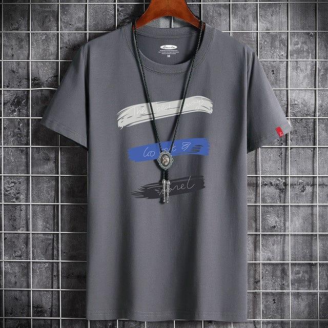 Mateo T-shirt (Plus sizes) Verso Dark grey 4XL 