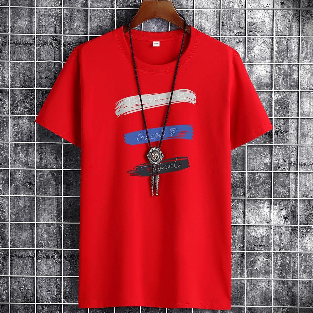 Mateo T-shirt (Plus sizes) Verso Red 4XL 