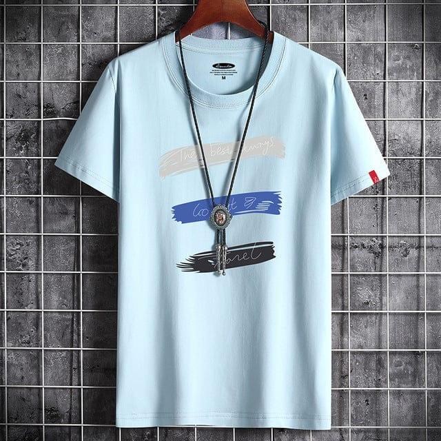 Mateo T-shirt (Plus sizes) Verso Sky blue 5XL 