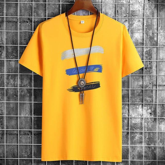 Mateo T-shirt (Plus sizes) Verso Yellow 6XL 