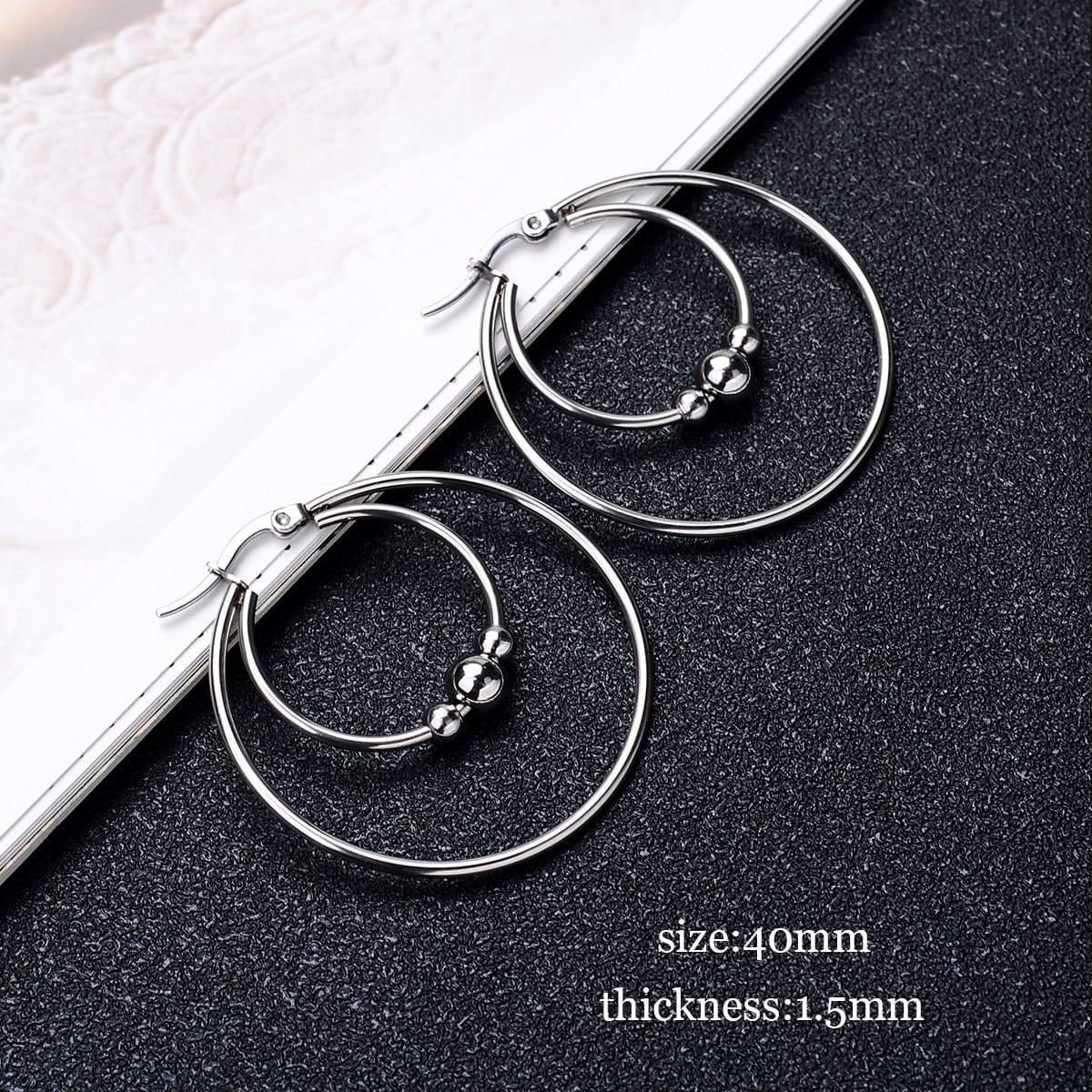 Megan stainless steel earring - VERSO QUALITY MATERIALS