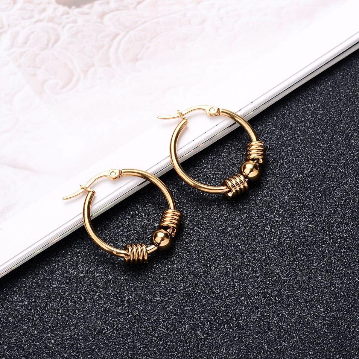 Megan stainless steel earring - VERSO QUALITY MATERIALS