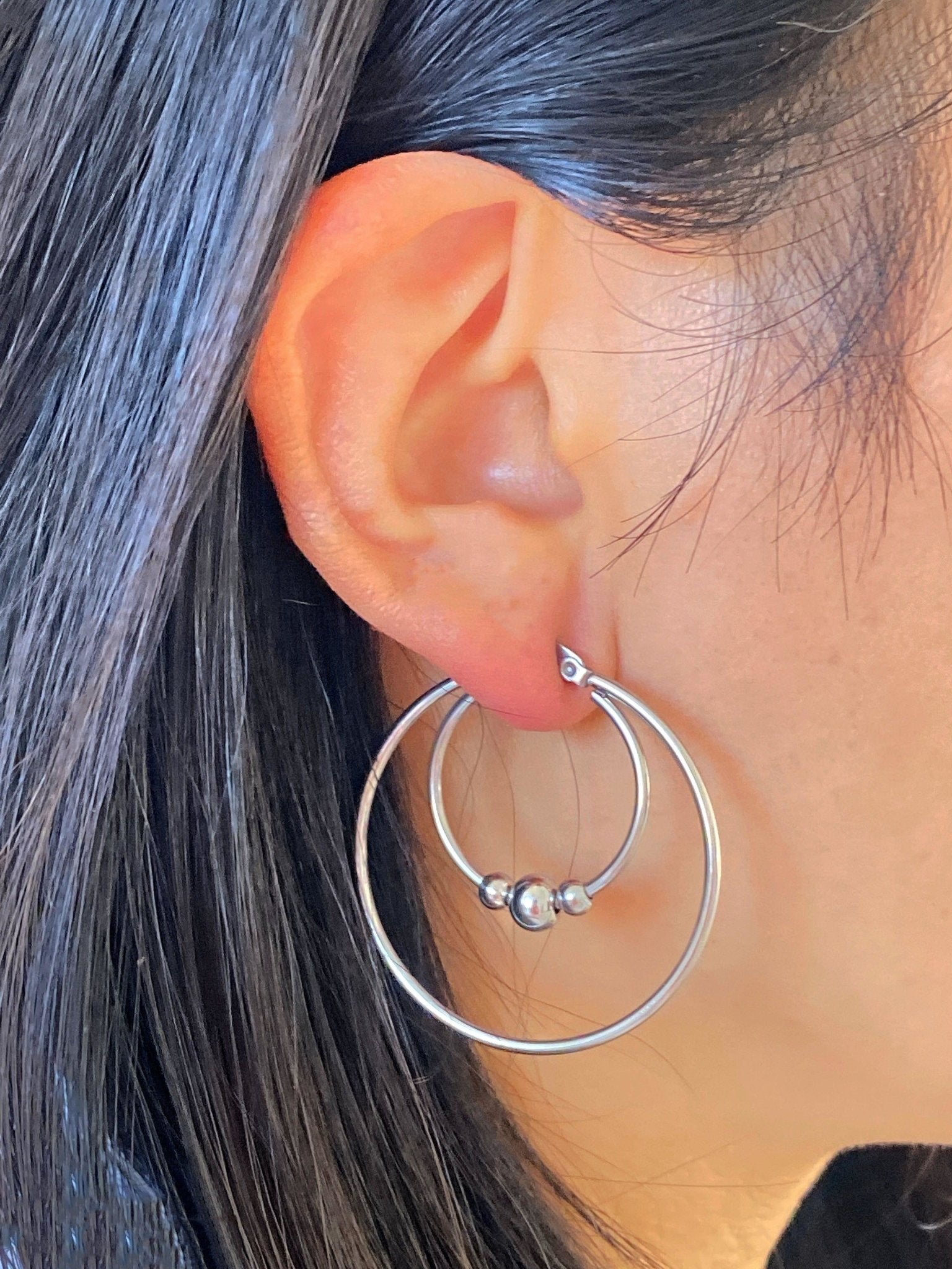 Megan stainless steel earring - VERSO QUALITY MATERIALS