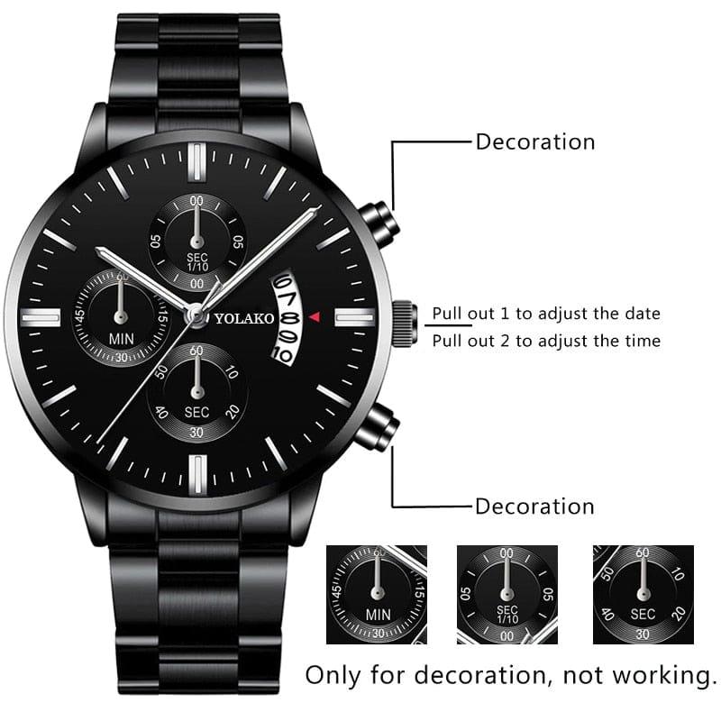 Mike men watch - VERSO QUALITY MATERIALS