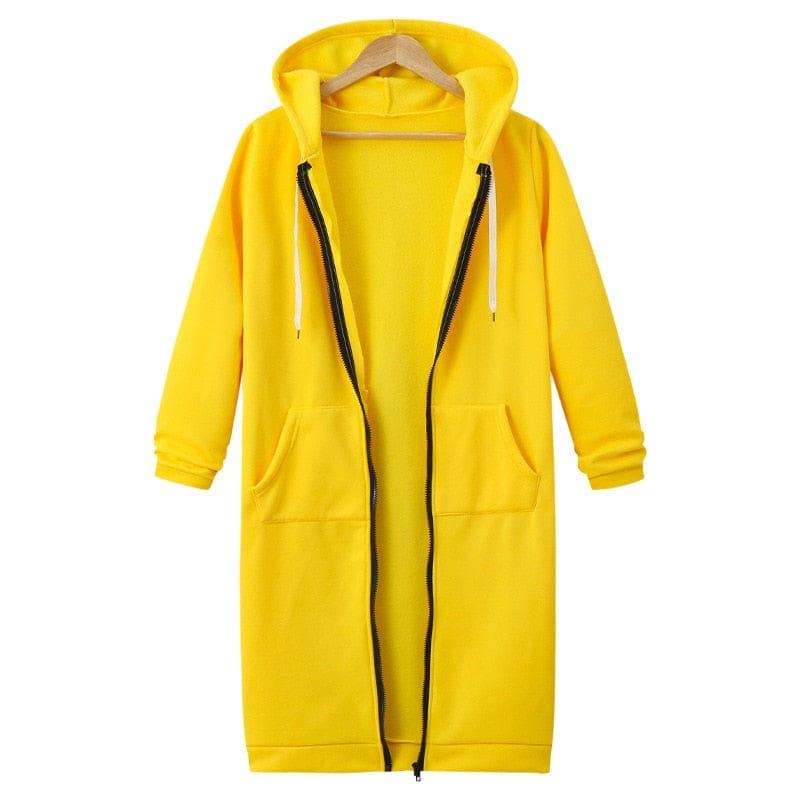 Molly oversized zip up Jacket (Plus sizes) - VERSO QUALITY MATERIALS