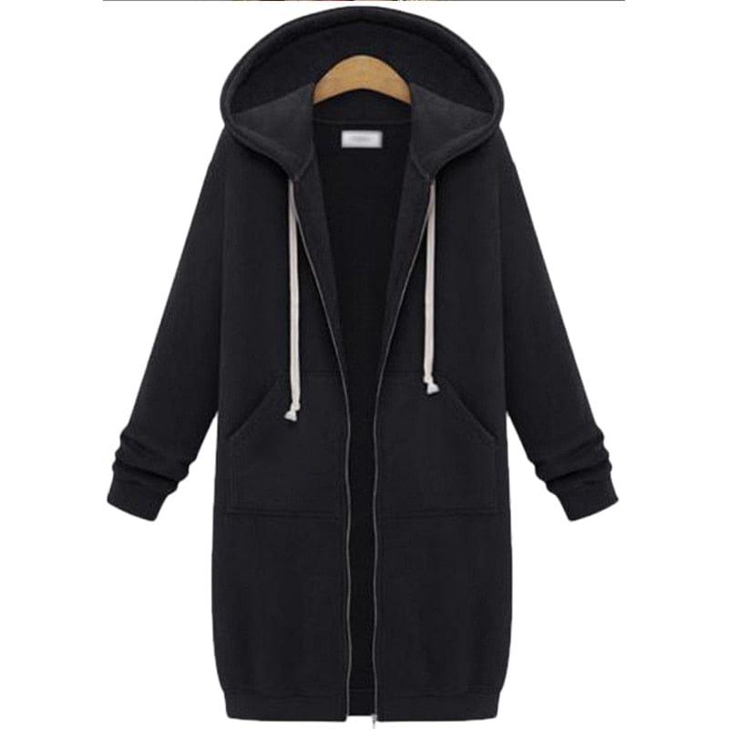 Molly oversized zip up Jacket (Plus sizes) - VERSO QUALITY MATERIALS