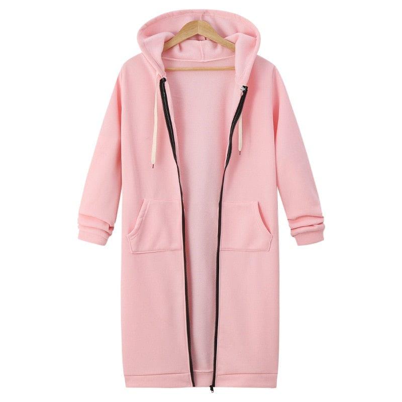 Molly oversized zip up Jacket (Plus sizes) - VERSO QUALITY MATERIALS