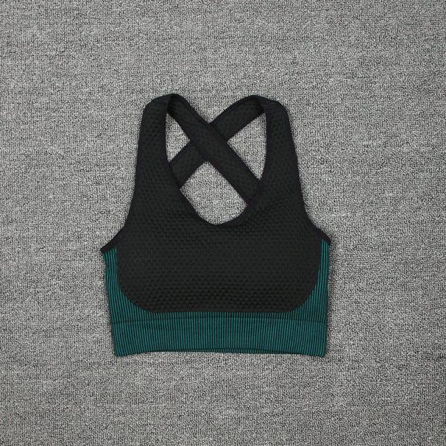 Monika gym & workout set Verso Deep blue bra L 