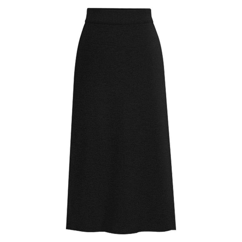 Navy skirt (Plus sizes) - VERSO QUALITY MATERIALS