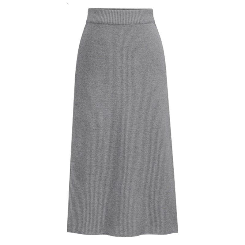 Navy skirt (Plus sizes) - VERSO QUALITY MATERIALS