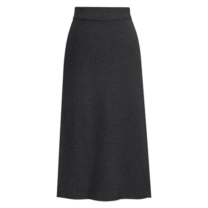 Navy skirt (Plus sizes) - VERSO QUALITY MATERIALS