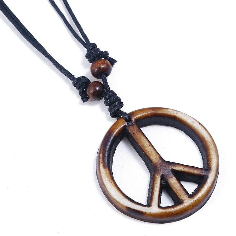 Nicolas Peace Punk necklace - VERSO QUALITY MATERIALS