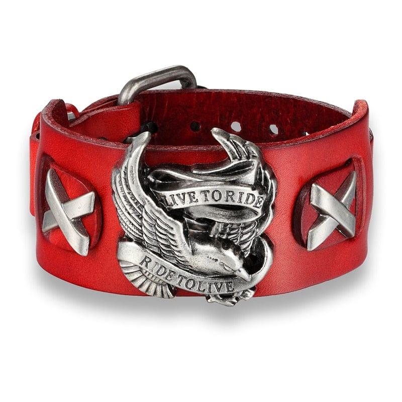 Niki unisex leather bracelet - VERSO QUALITY MATERIALS