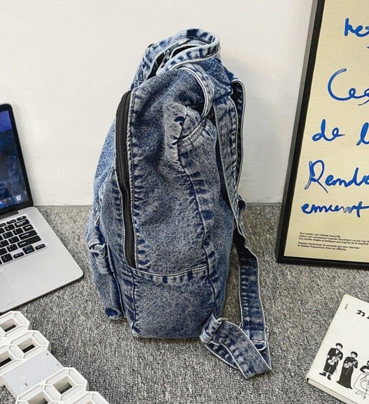 Penelope denim backpack - VERSO QUALITY MATERIALS