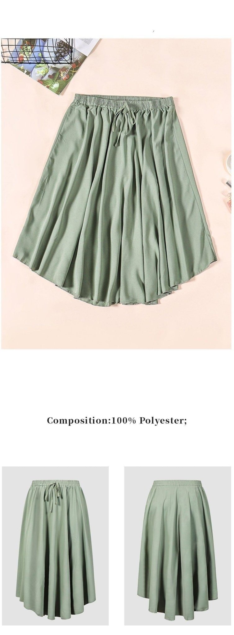 Rose skirt (Plus sizes) - VERSO QUALITY MATERIALS