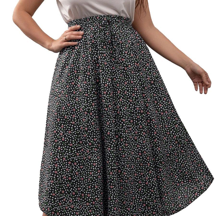 Rose skirt (Plus sizes) - VERSO QUALITY MATERIALS