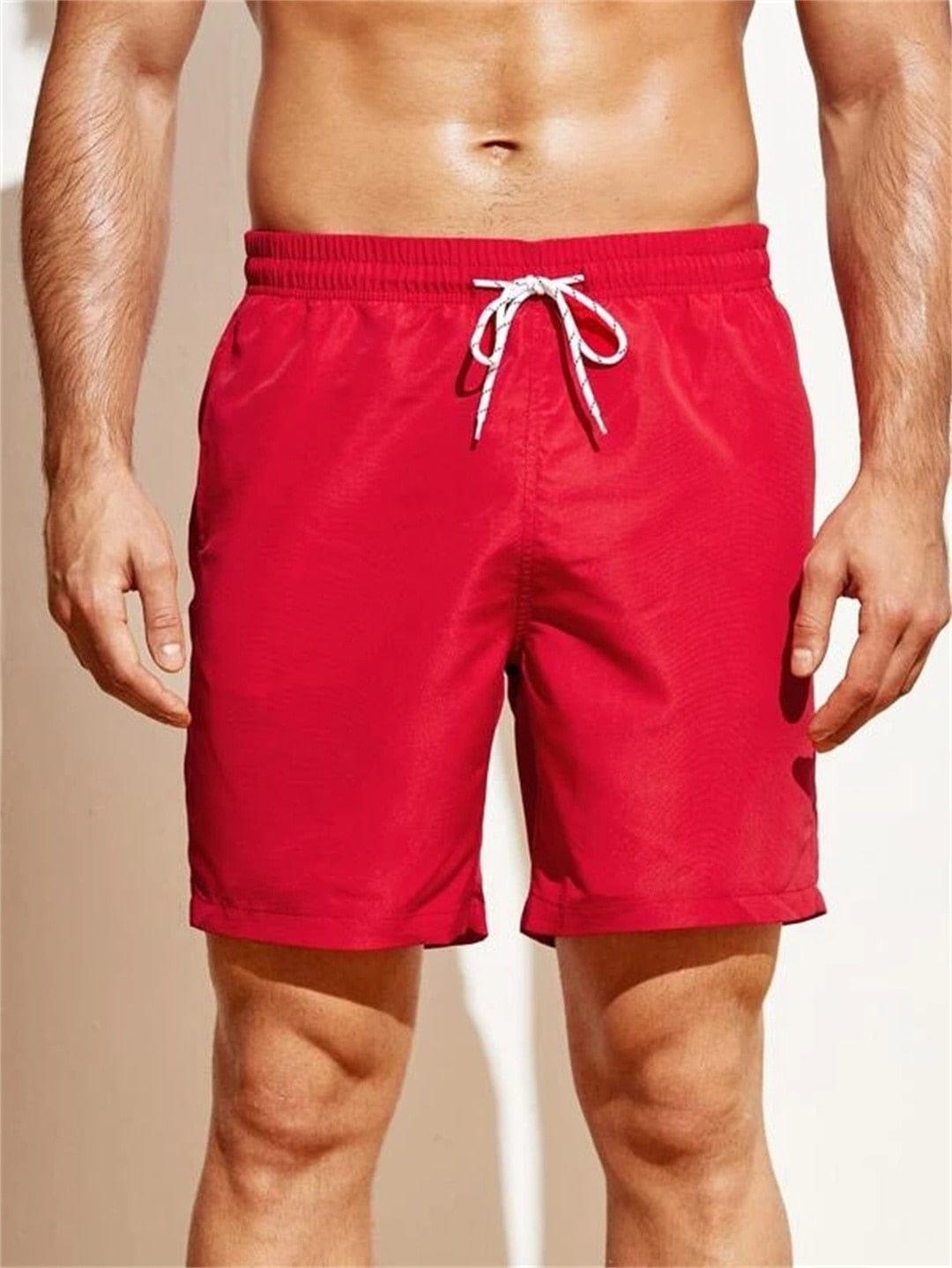 Ryan swim short trunks (Plus sizes) Verso Red S 