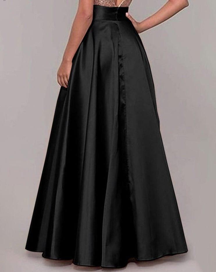 Scarlet long skirt (Plus sizes) - VERSO QUALITY MATERIALS