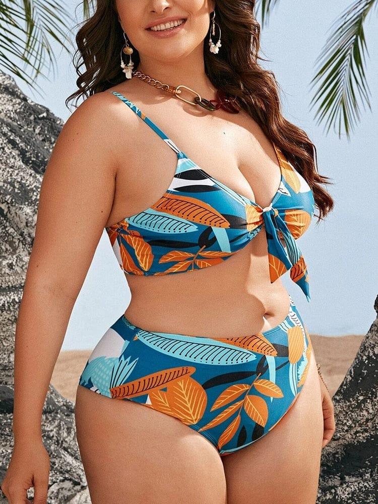 Shelby 3 Pieces bikini swimsuit (Plus sizes) - VERSO QUALITY MATERIALS