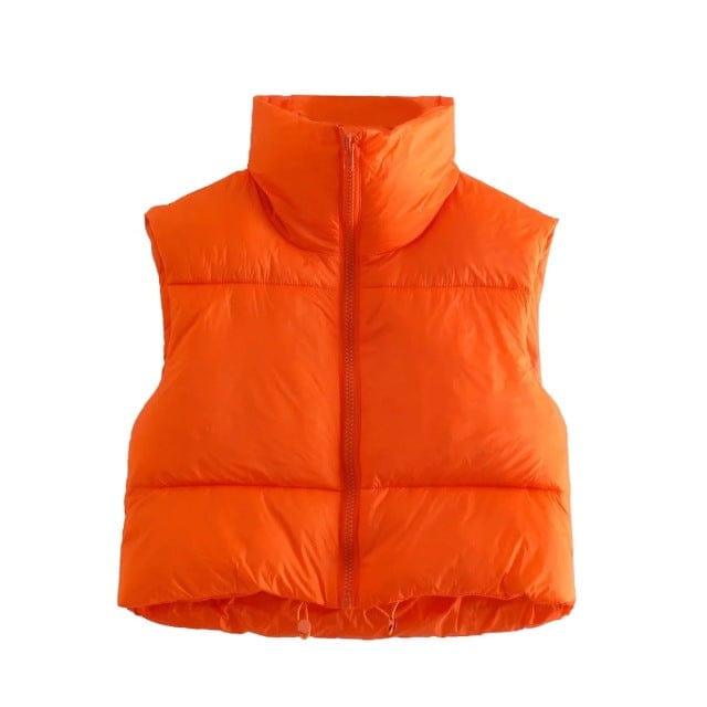 Supper puffy vest Verso Orange L 