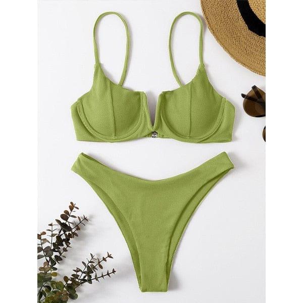 Sydney swimsuit bikini Verso Army green S 