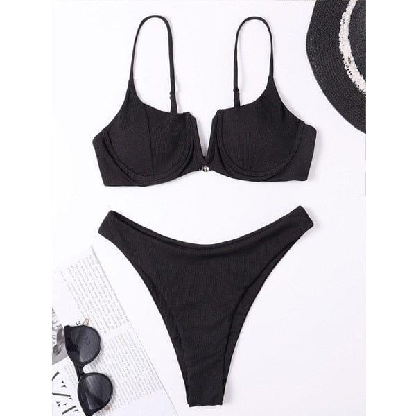 Sydney swimsuit bikini Verso Black S 