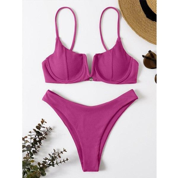 Sydney swimsuit bikini Verso Purple S 